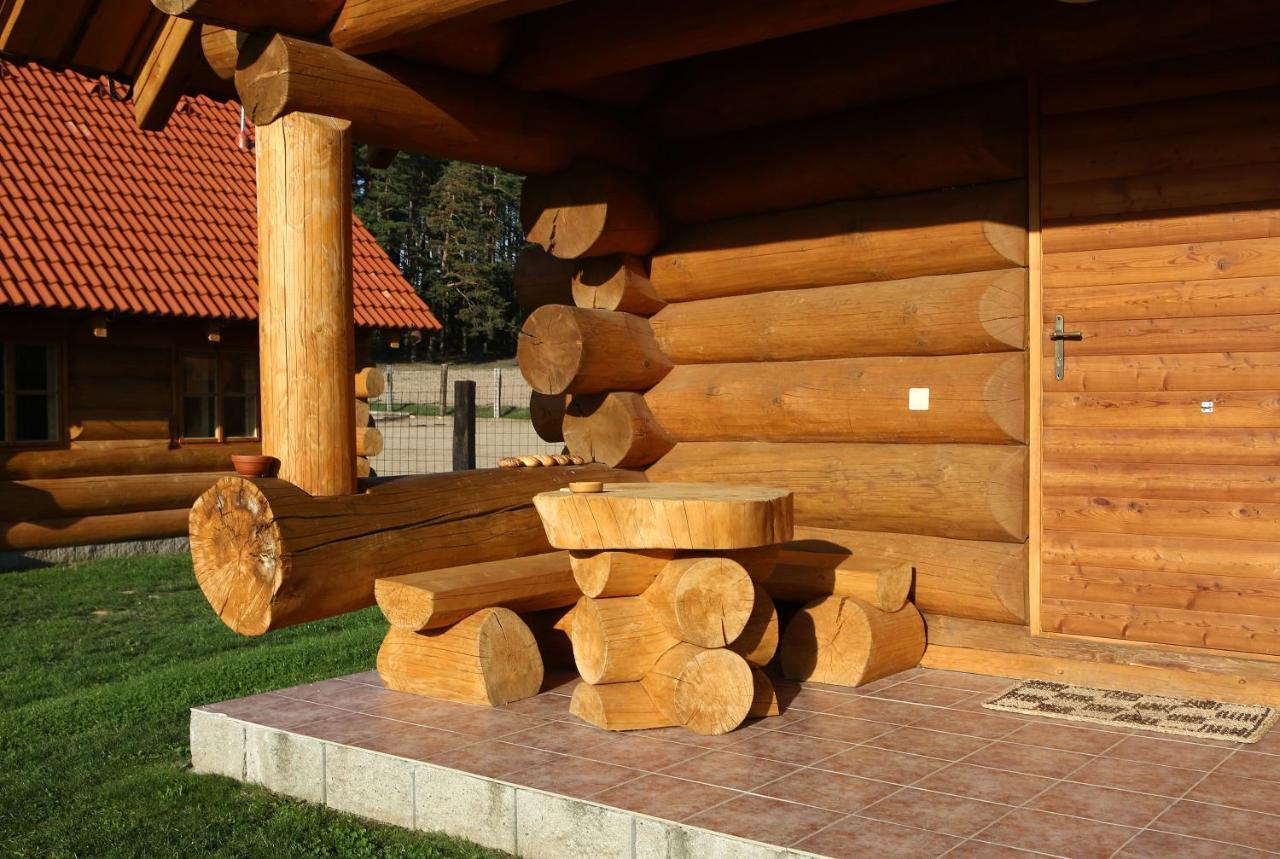 Na Samote Ve Srubu Villa Plzeň Eksteriør billede